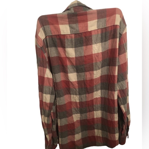 American Eagle Flannel Lumber Jack Plaid Button Up Super Soft Shirt - Picture 4 of 12